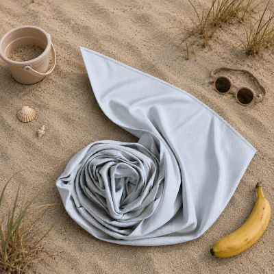 Mamalila UV Multi-Tuch SHADE grau gestreift mit UPF 50+ Sonnenschutz für Baby Trage und Kinderwagen im Babyladen Erlangen